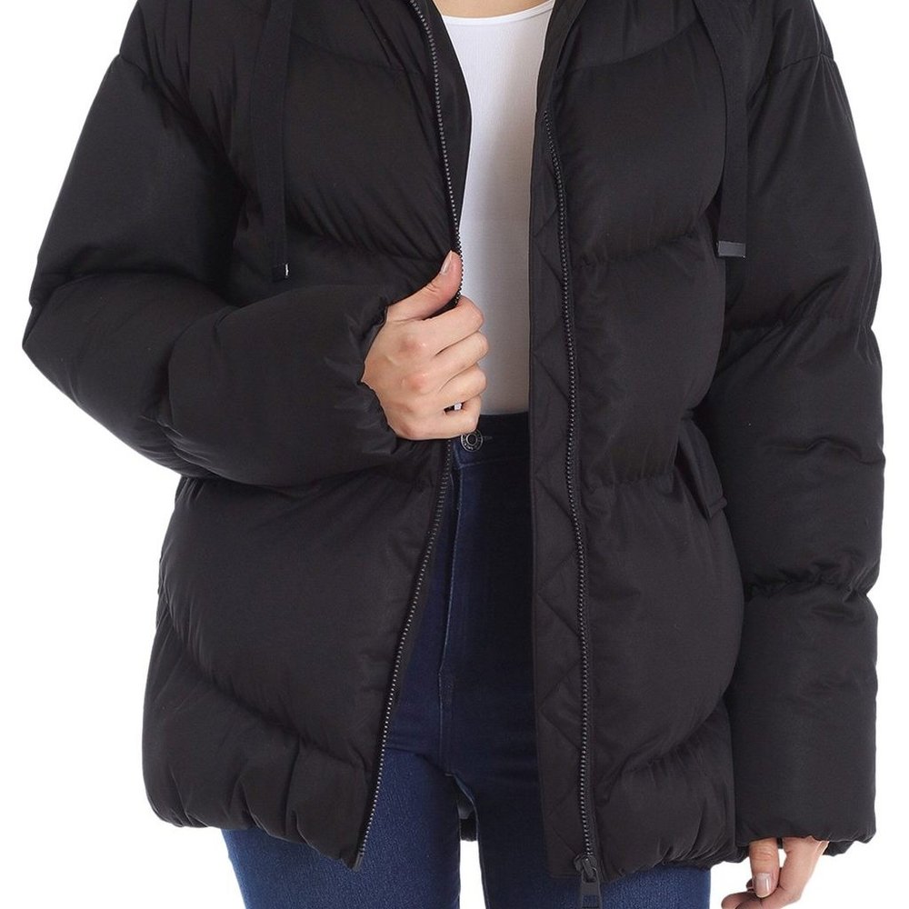 AVEC LES FILLES Hooded Cozy Duvet Puffer